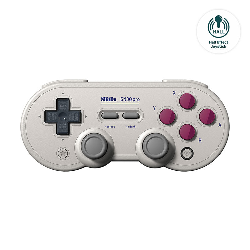 8BitDo SN30 Pro (Hall Effect Joystick) - Controller Design for Streamlined Gaming Sessions