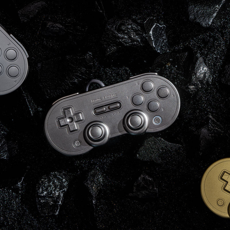 8BitDo SN30 Pro - Space Gray Limited Edition - Controller Design for Streamlined Gaming Sessions